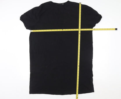 Mens UK Size L Boohoo Black  T-Shirt
