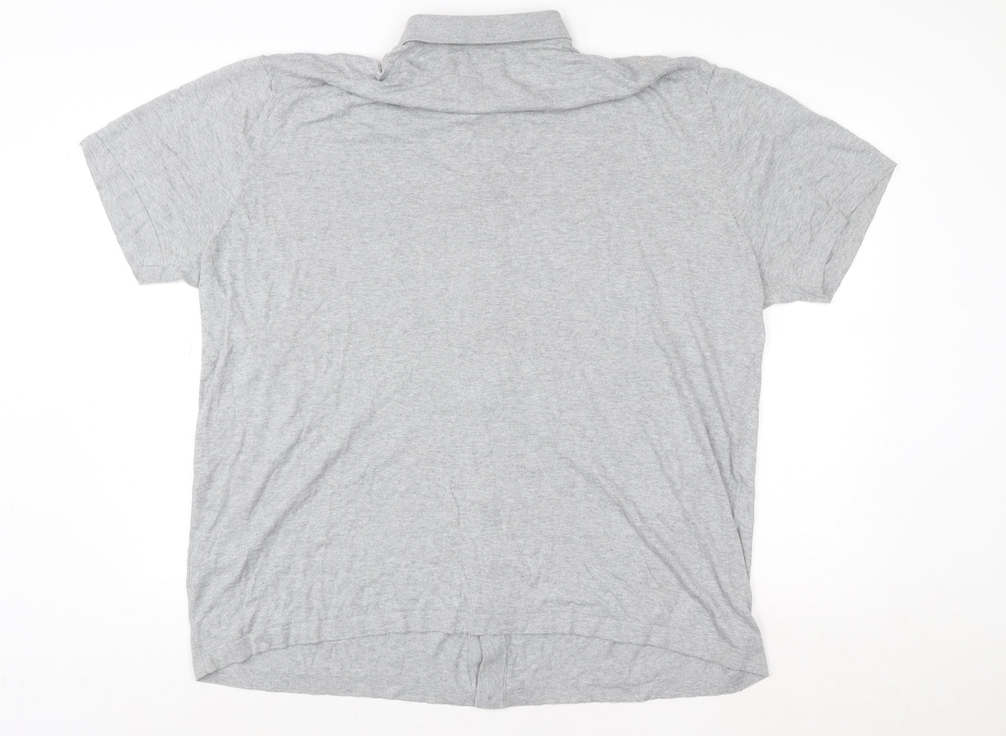 Womens UK Size 4XL Marks and Spencer Grey Basic Button-Up