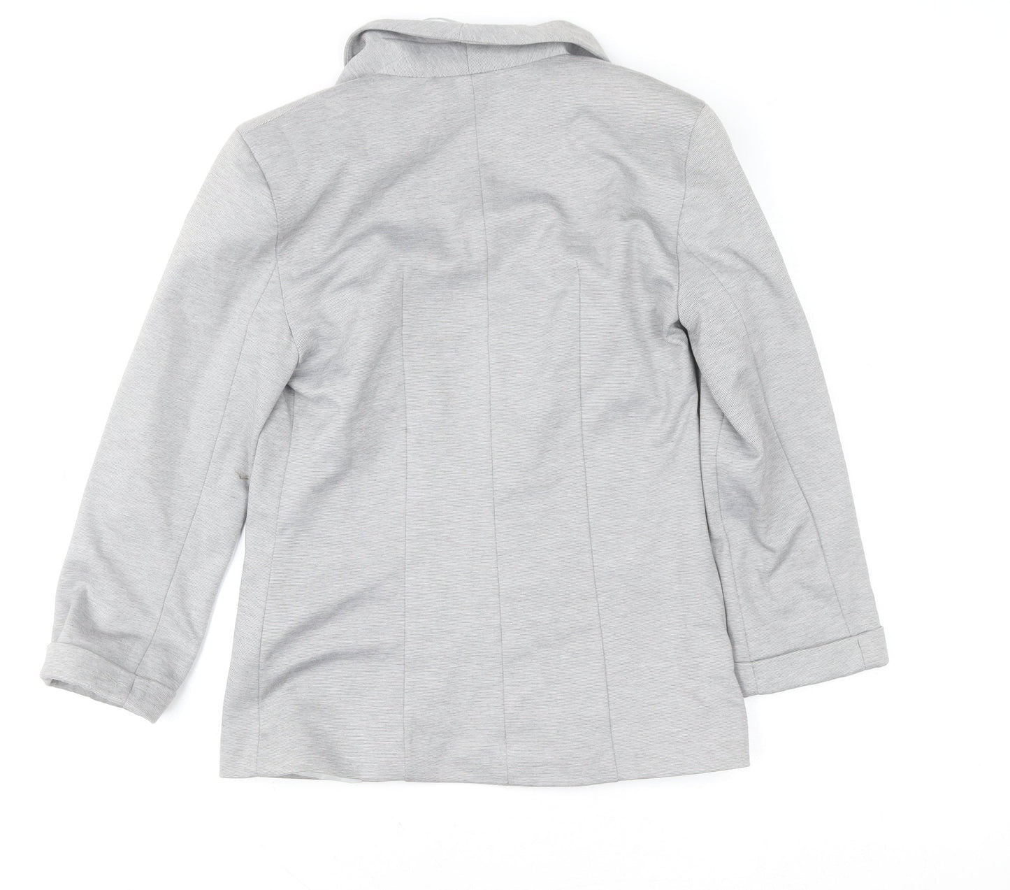 Womens UK Size 6 Miss Selfridge Grey Basic Jacket