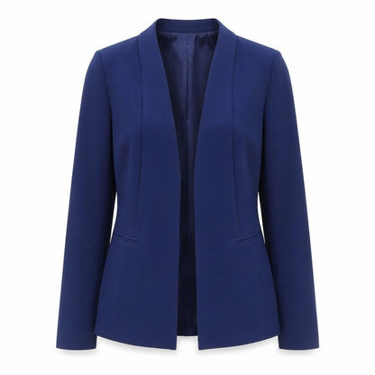 Womens UK Size 2 aijek Blue Basic Jacket