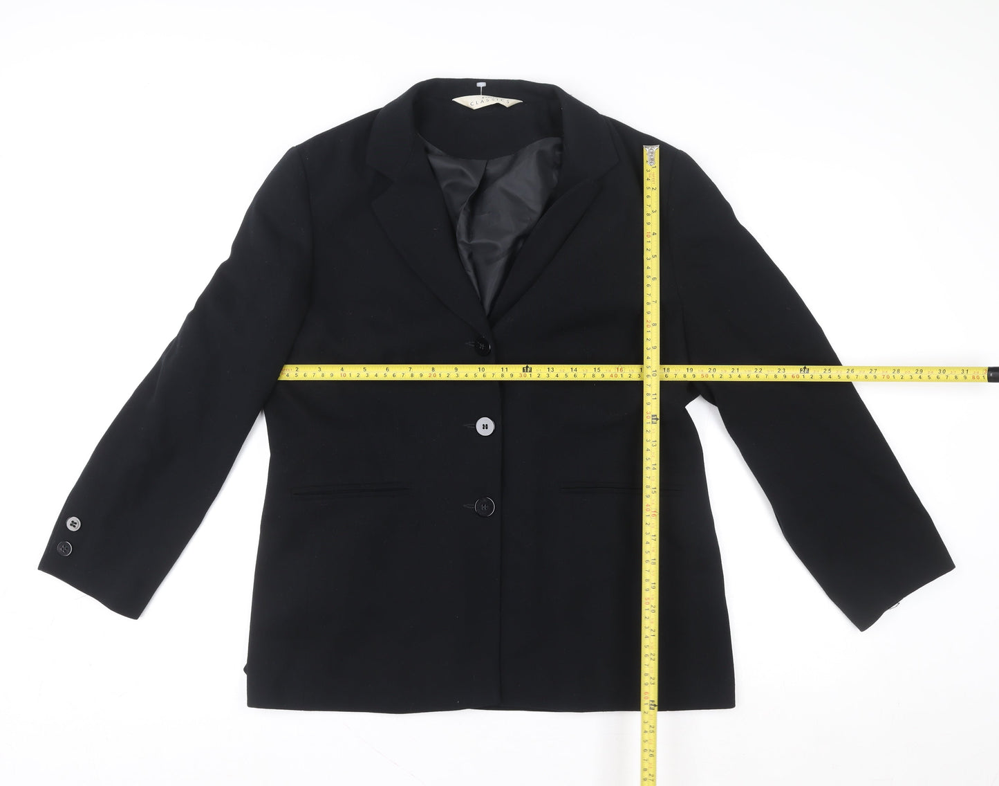Womens UK Size 16 Modern Classics Regular Black Blazer