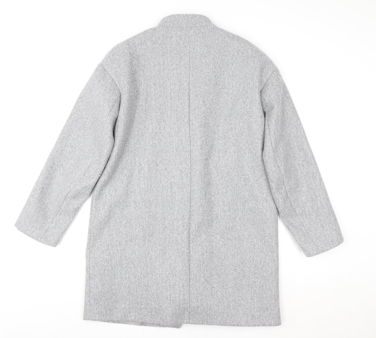 Womens UK Size XS Zara Grey Overcoat