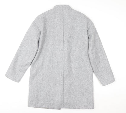 Womens UK Size XS Zara Grey Overcoat