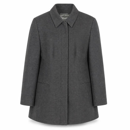 Mens UK Size L Touch Grey Overcoat