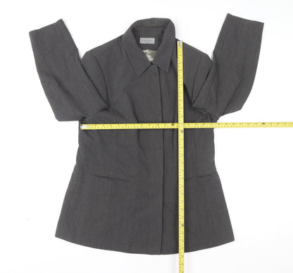 Mens UK Size L Touch Grey Overcoat
