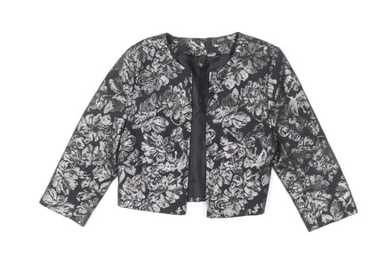 Womens UK Size 10  Black Basic Jacket