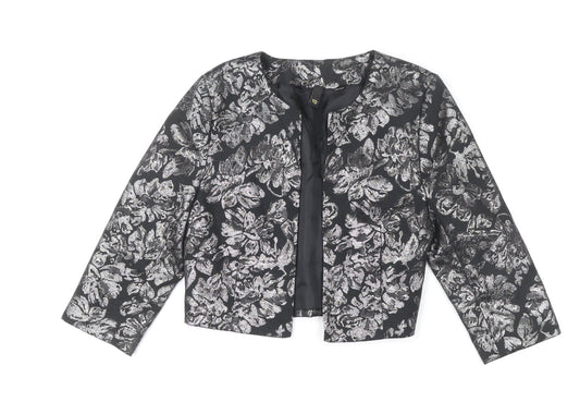 Womens UK Size 10  Black Basic Jacket