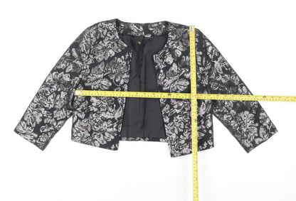 Womens UK Size 10  Black Basic Jacket