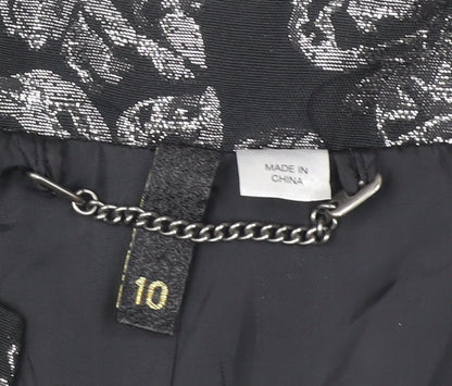 Womens UK Size 10  Black Basic Jacket