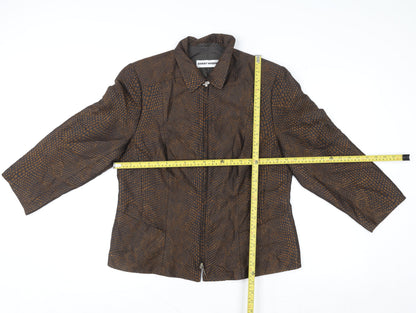 Womens UK Size 46 Gerry Weber Brown Basic Jacket