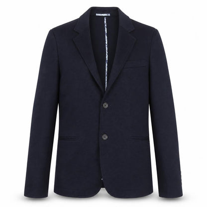 Feraud Women's Blue Wool Blazer Jacket UK 10 Classic Fit
