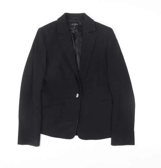 Womens UK Size 10 Hobbs Regular Black Blazer