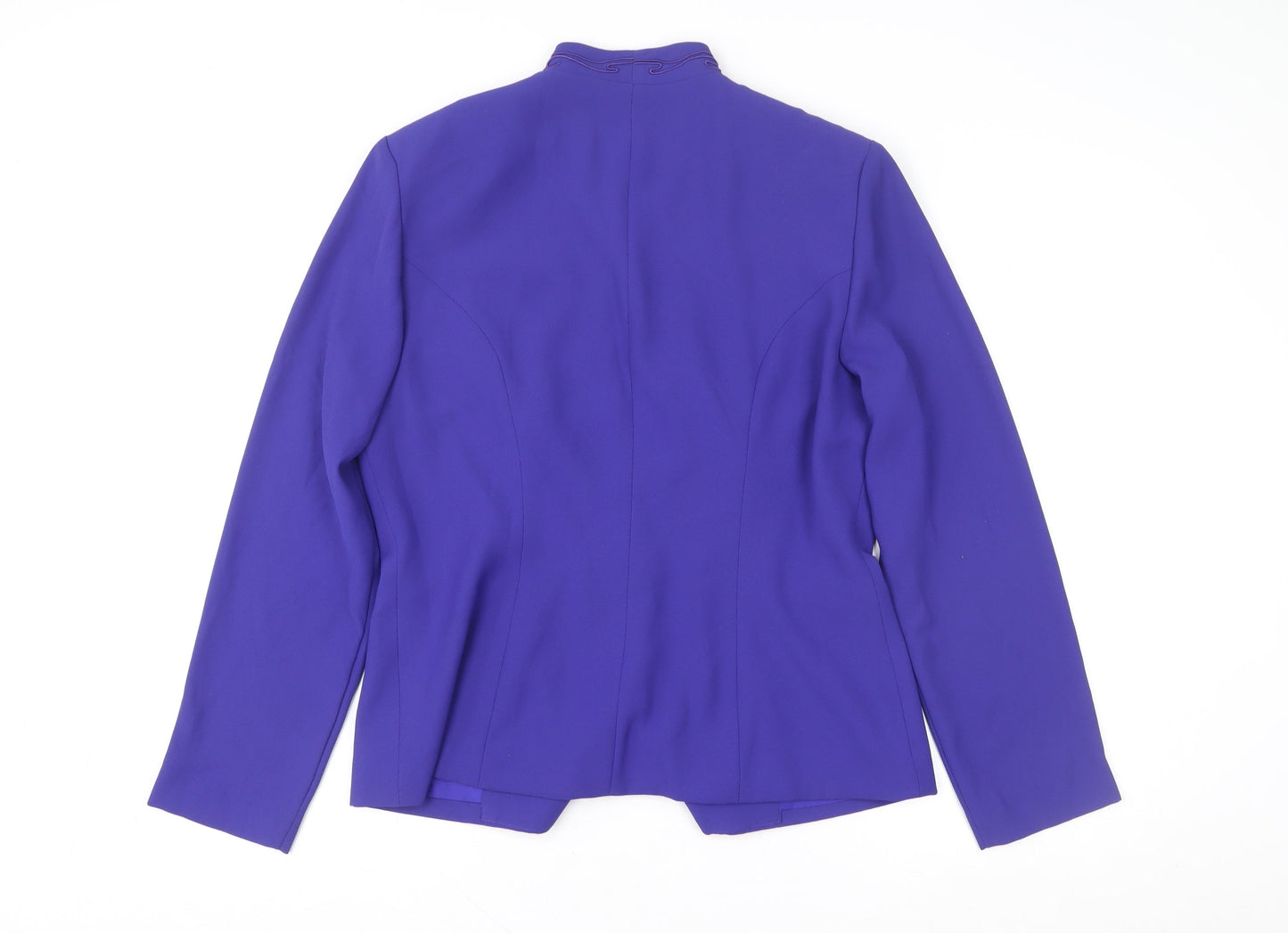 Womens UK Size 16 Mark Edwards Regular Purple Suit Jacket