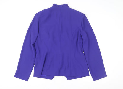Womens UK Size 16 Mark Edwards Regular Purple Suit Jacket