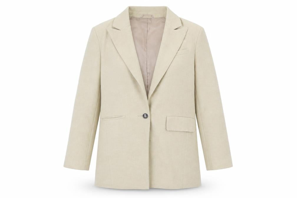 Womens UK Size 12 ASOS DESIGN Regular Beige Blazer