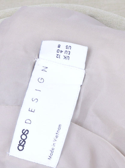 Womens UK Size 12 ASOS DESIGN Regular Beige Blazer