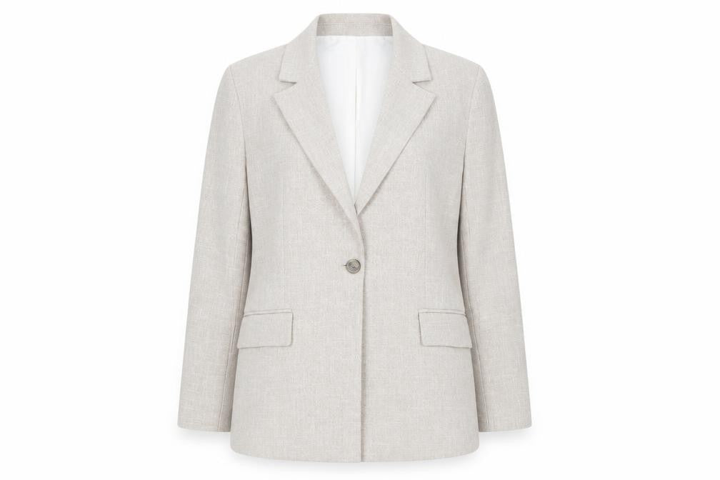 Womens UK Size XS Zara Regular Beige Blazer
