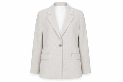 Womens UK Size XS Zara Regular Beige Blazer
