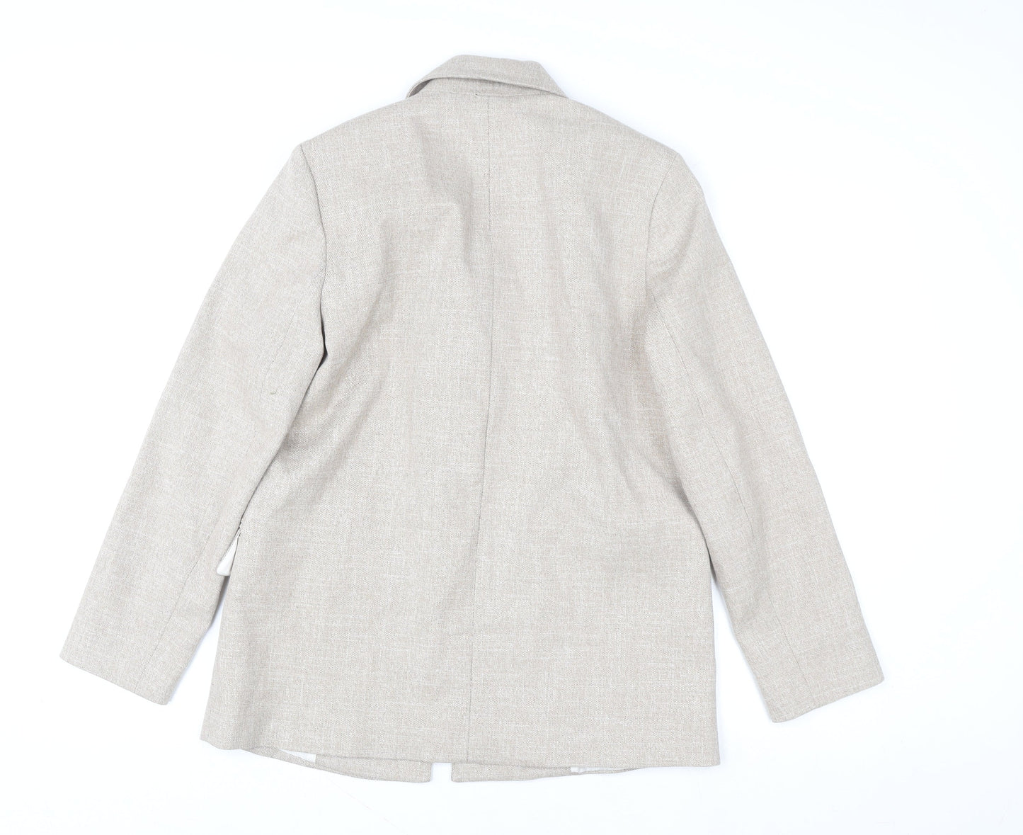 Womens UK Size XS Zara Regular Beige Blazer