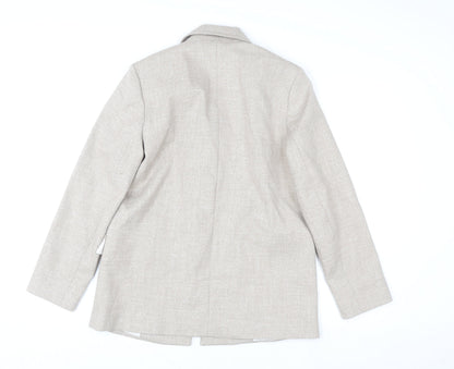 Womens UK Size XS Zara Regular Beige Blazer