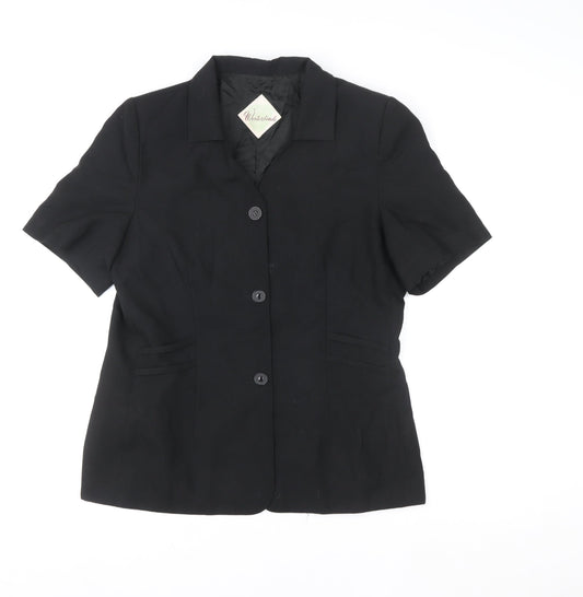 Womens UK Size 14 Westerlind Black Basic Jacket