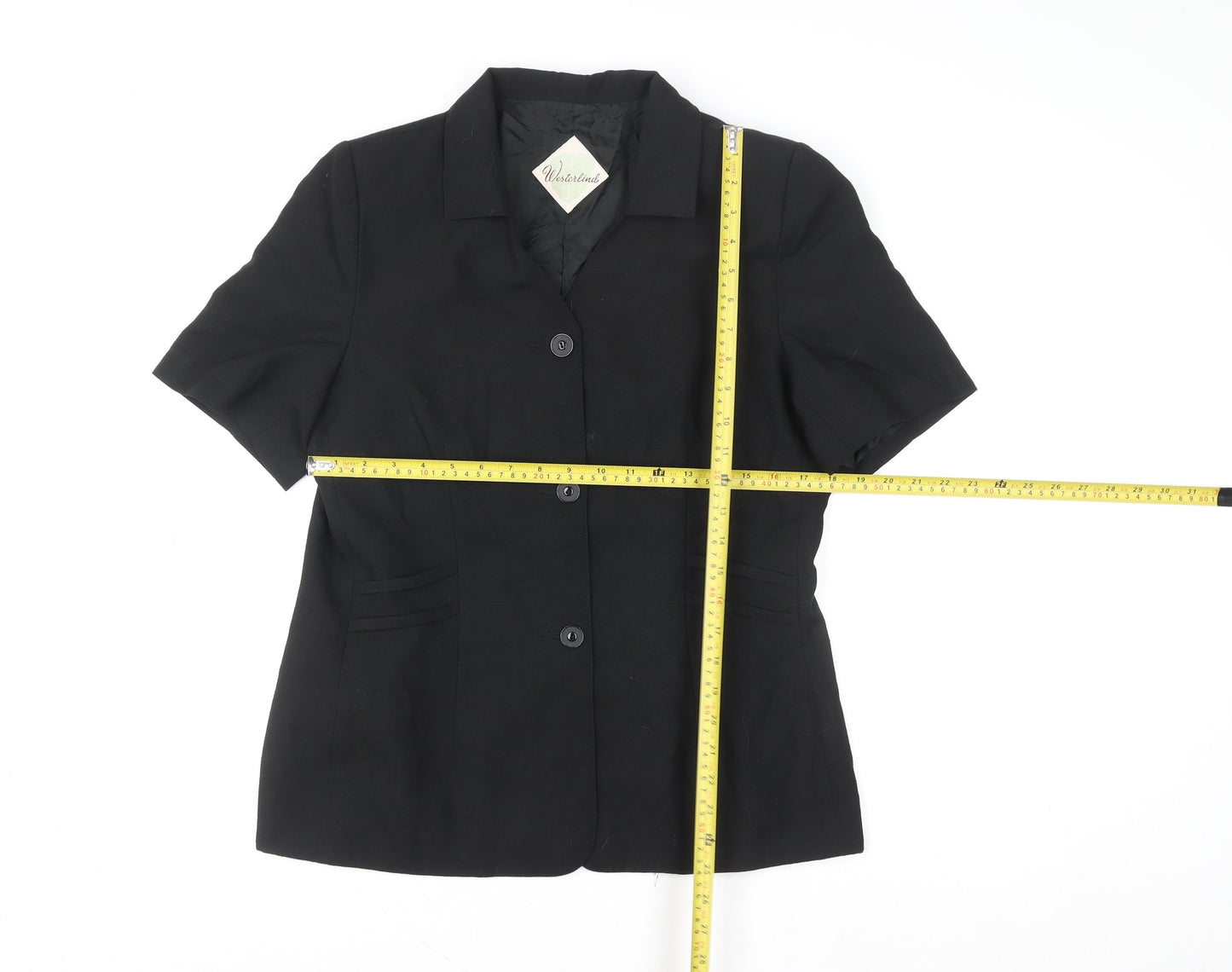 Womens UK Size 14 Westerlind Black Basic Jacket
