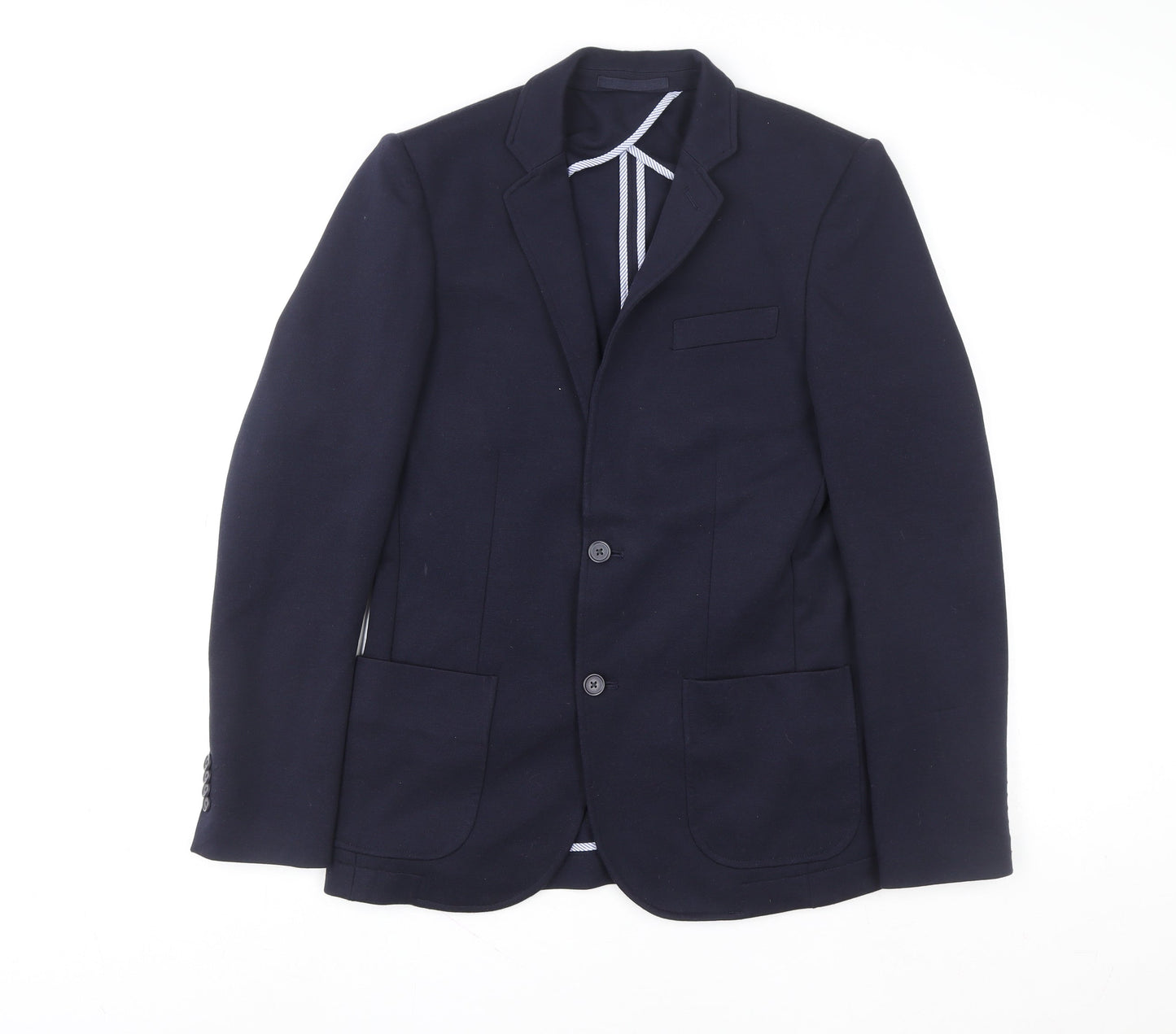 Womens UK Size 12 New Look Blue Basic Jacket