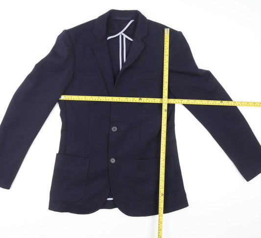 Womens UK Size 12 New Look Blue Basic Jacket