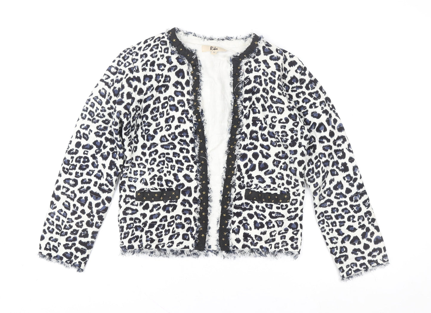 Womens UK Size S Rika Multicoloured Basic Jacket