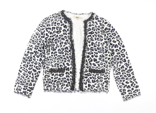 Womens UK Size S Rika Multicoloured Basic Jacket
