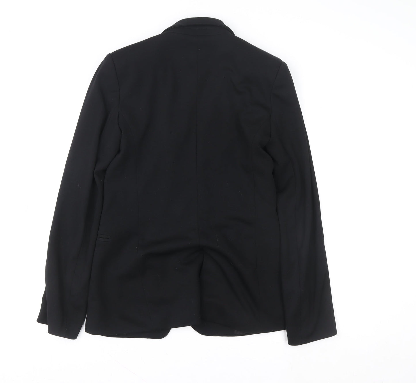 Womens UK Size 8 Mango Black Basic Jacket