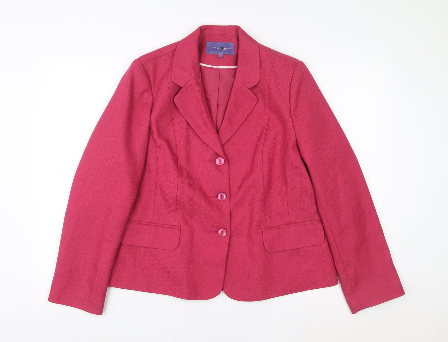 Womens UK Size 16 Autonomy Regular Pink Blazer