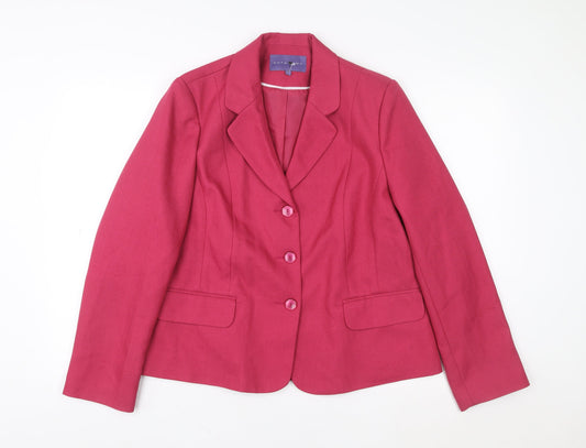 Womens UK Size 16 Autonomy Regular Pink Blazer