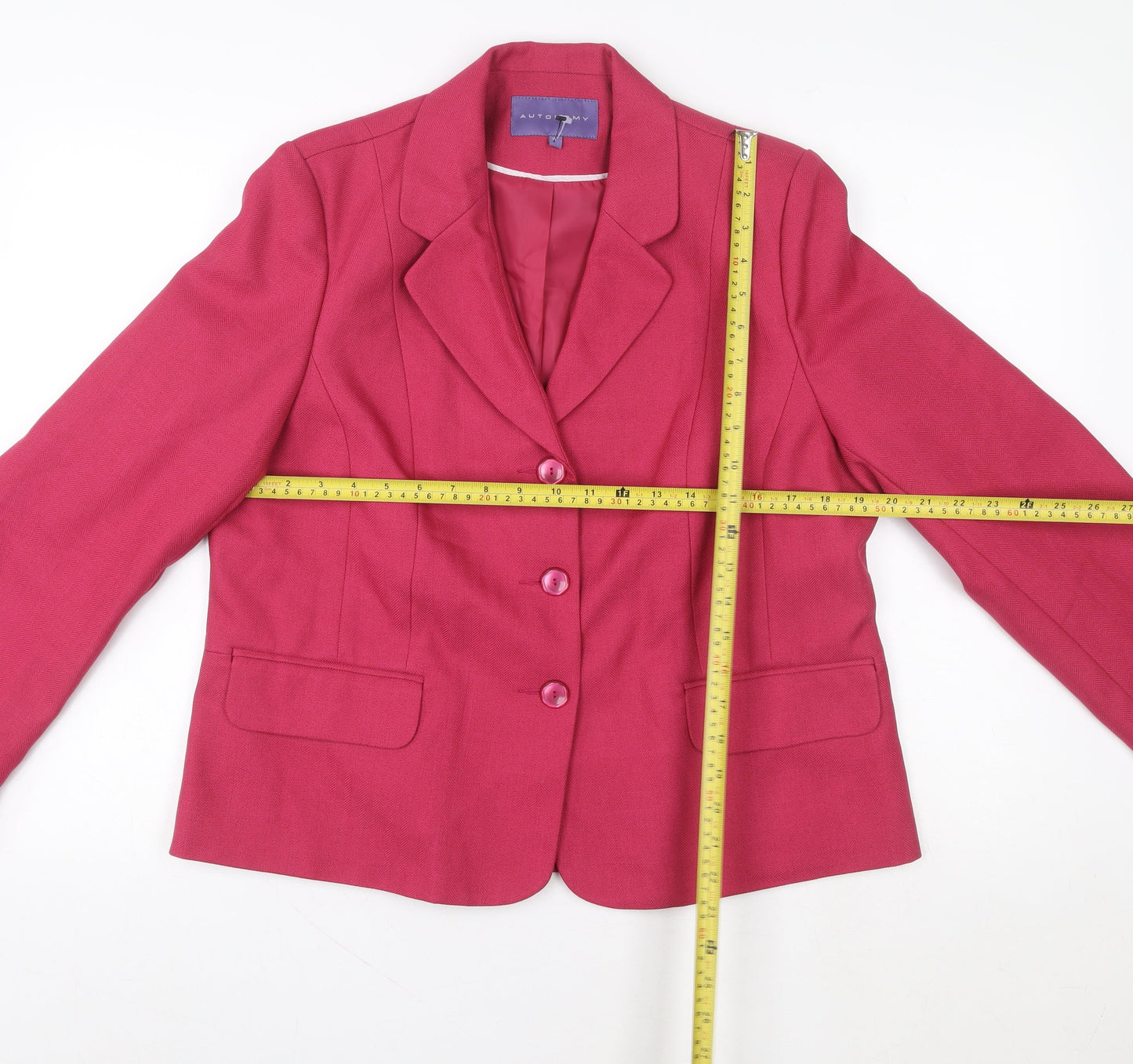 Womens UK Size 16 Autonomy Regular Pink Blazer