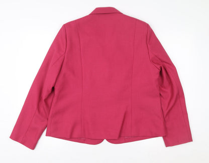 Womens UK Size 16 Autonomy Regular Pink Blazer