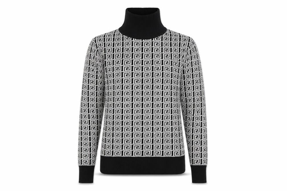Womens UK Size M Yu & Me Black Pullover Sweatshirt