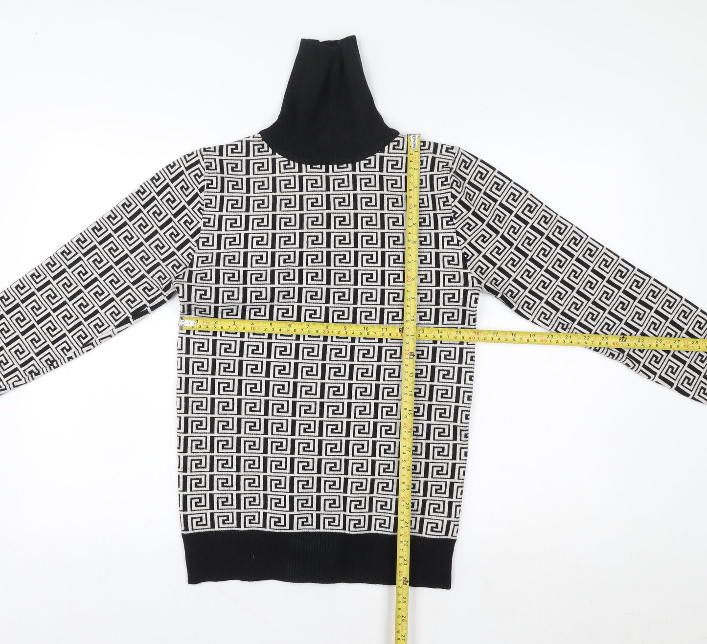 Womens UK Size M Yu & Me Black Pullover Sweatshirt