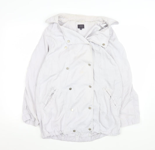 Womens UK Size 12 Marks and Spencer Grey Basic Jacket