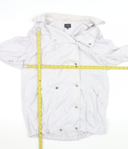 Womens UK Size 12 Marks and Spencer Grey Basic Jacket
