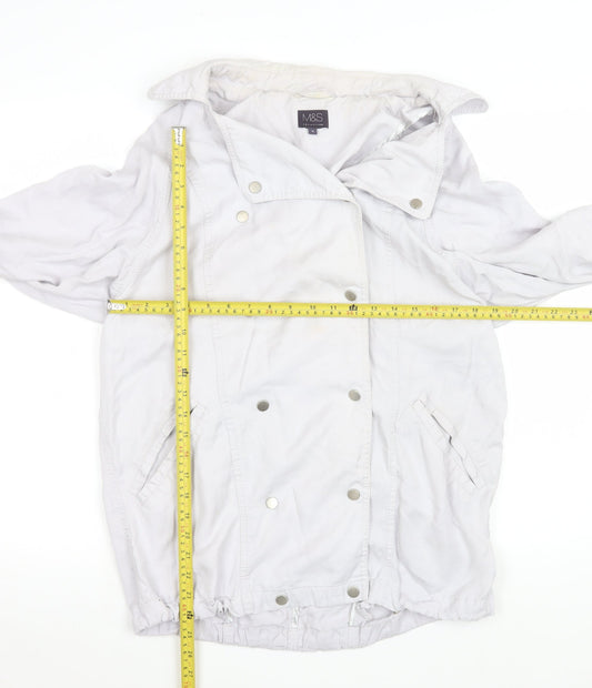 Womens UK Size 12 Marks and Spencer Grey Basic Jacket