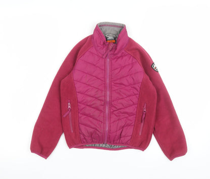 Girls UK Size 5-6 Years Trespass Pink Puffer Jacket