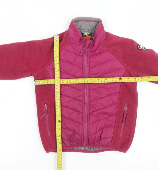 Girls UK Size 5-6 Years Trespass Pink Puffer Jacket