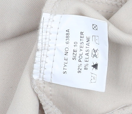 Womens UK Size 10 Boohoo Regular Beige Blazer