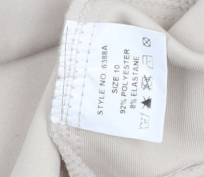 Womens UK Size 10 Boohoo Regular Beige Blazer