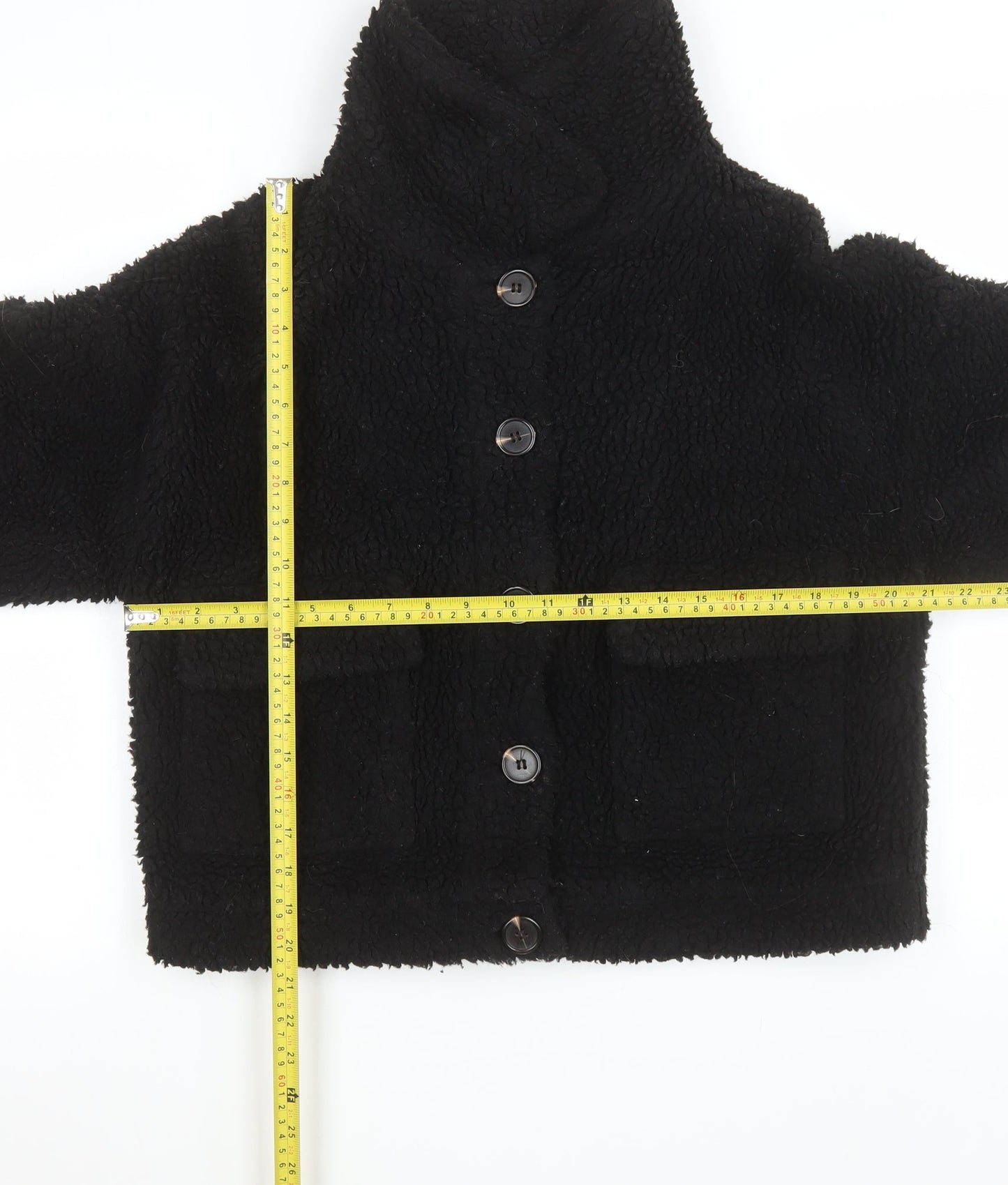 Womens UK Size 8 Missguided Black Bomber Jacket