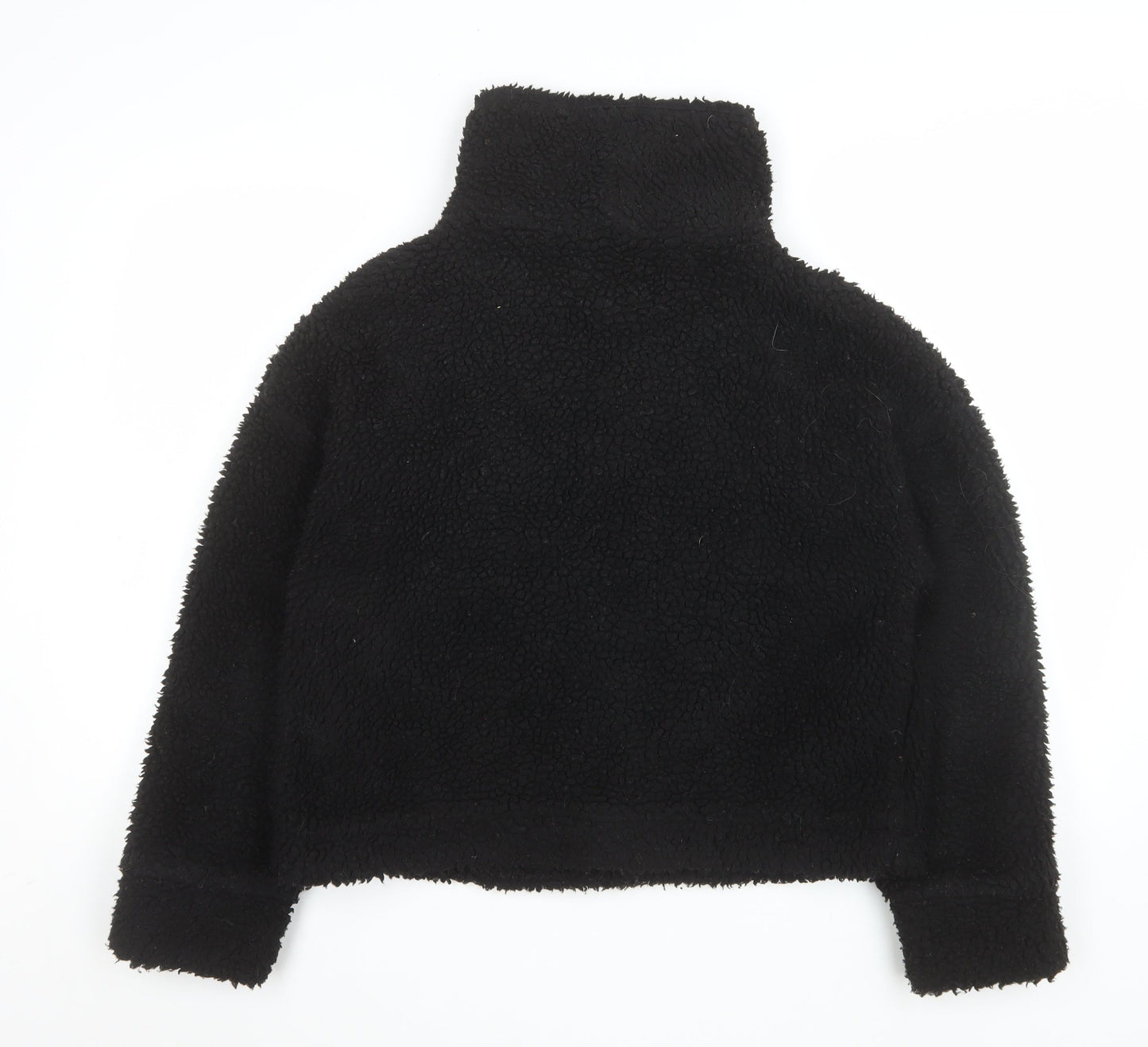 Womens UK Size 8 Missguided Black Bomber Jacket