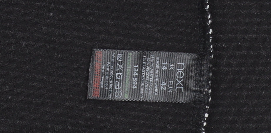 Womens UK Size 14 NEXT Regular Black Blazer
