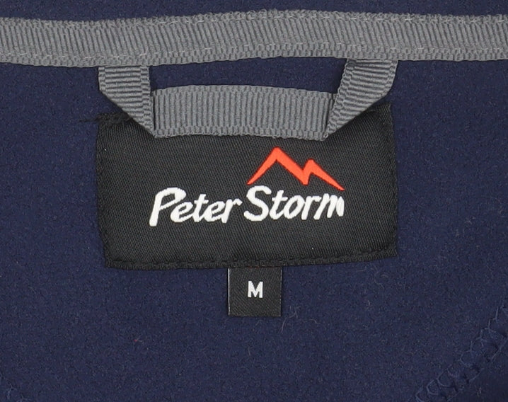 Mens UK Size M Peter Storm Blue Pullover Sweatshirt