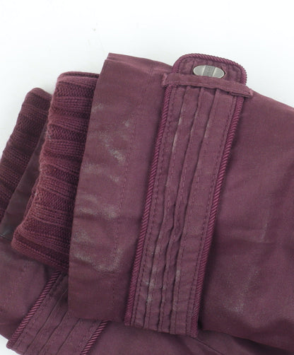 Womens UK Size M Marks and Spencer Purple Parka Coat