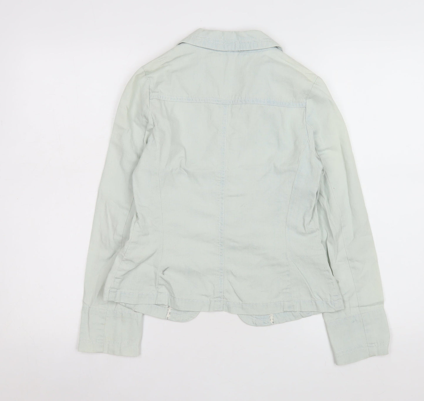 Womens UK Size 10 Monsoon Blue Basic Blouse